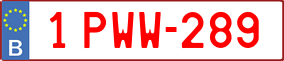 Truck License Plate